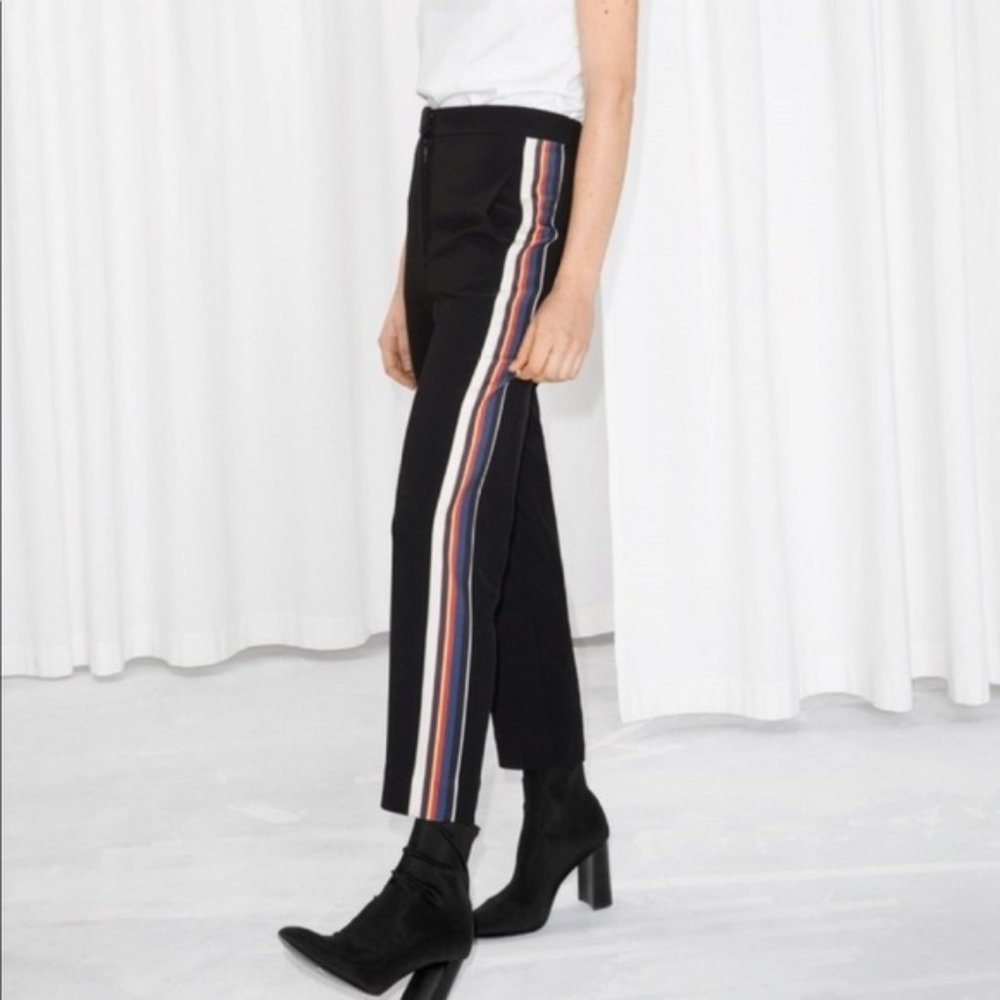 Racer Stripe, cropped Trousers